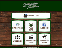 Tablet Screenshot of glossmountainoutfitters.com